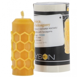 Molde Vela Con Hexágonos