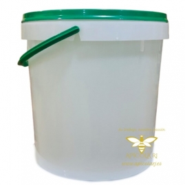 Cubo de Plástico 15,6L con Tapa 