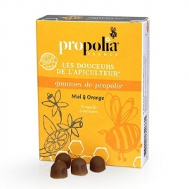 Caramelo Masticable Propoleo Miel y Naranja